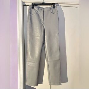 NWOT Wilfred Melina pant faux leather marble grey size 14